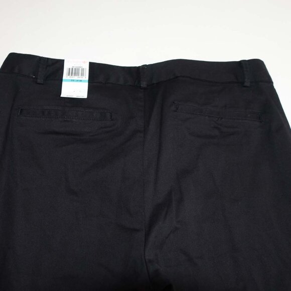 Dockers Women's Pure Shape Chino Pants Size 16 Medium NWT Black Mid Rise Khaki - Picture 7 of 8